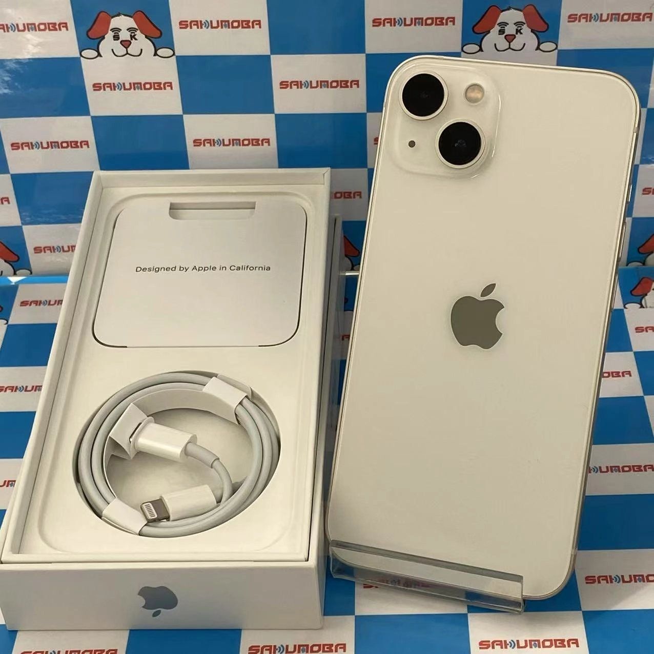 iphone13 128GB simフリー スターライト バッテリー78% ムスビー|即日発送可iPhone13 128GB スターライト NLND3J/A SIM