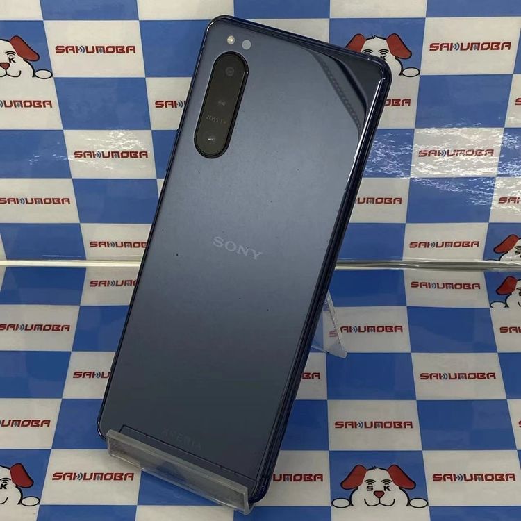 ¨��ȯ����Xperia 5 II 128GB �֥롼 SOG02 AU��SIM�ե꡼��������