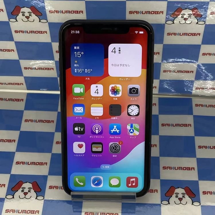 ¨��ȯ����iPhone11 64GB �֥�å� MHDA3J/A AU��SIM�ե꡼�������