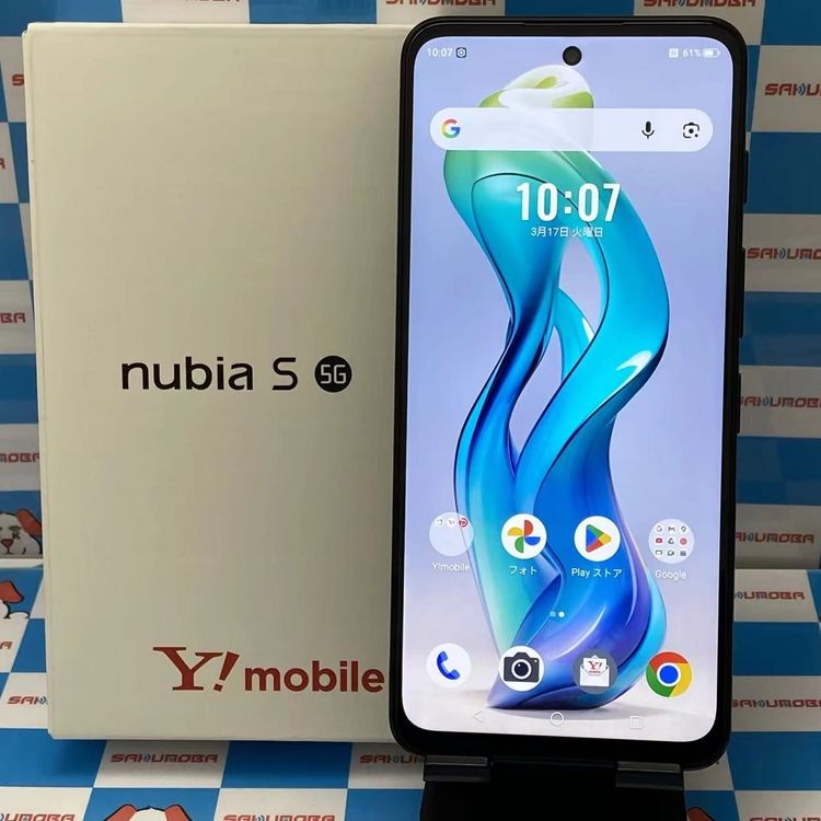 ¨��ȯ����Nubia S 5G 128GB �֥�å� A403ZT Y!mobile��SIM�ե꡼