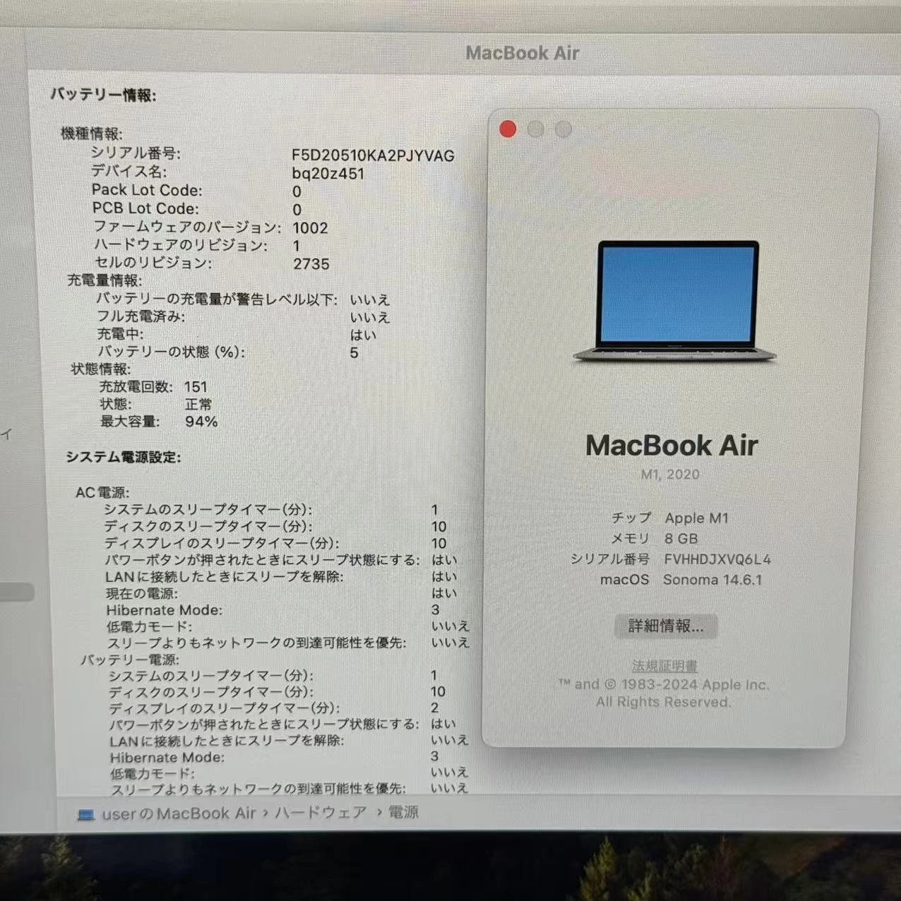 ムスビー｜MacBook Air 13インチ Late2020 Apple M1 7GPU 8CPU 8GB