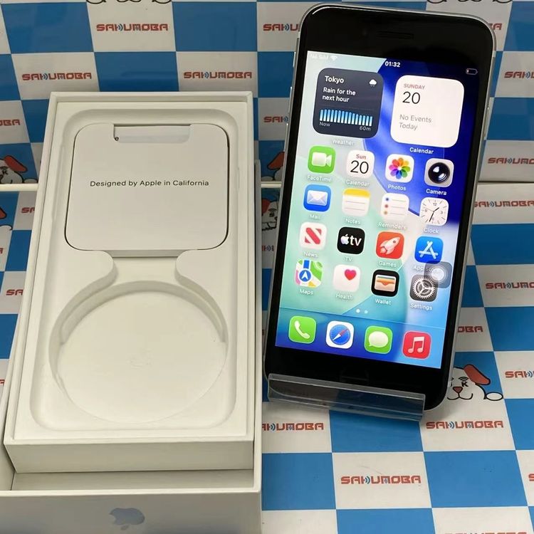 ¨��ȯ����iPhoneSE ��2���� 256GB �ۥ磻�� MHGX3J/A SIM�ե꡼