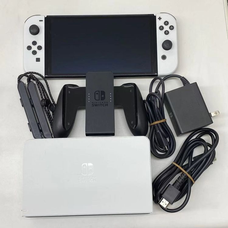¨��ȯ����Nintendo Switch(ͭ��EL��ǥ�) 64GB �ۥ磻�� HEG-001