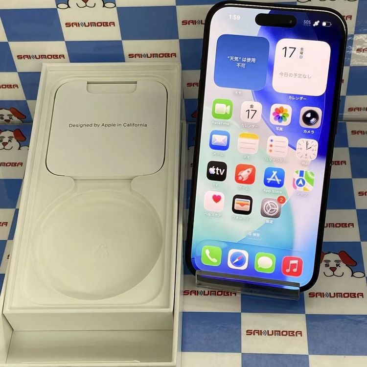 ¨��ȯ����iPhone15 256GB �֥�å� MTMN3J/A AU��SIM�ե꡼