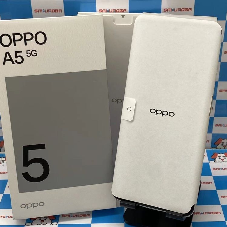 OPPO A5 5G 128GB �ۥ磻�� OPG06 UQmobile��SIM�ե꡼ ����̤������