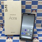 ¨��ȯ����Xperia Ace III 64GB ���졼 SOG08  AU��SIM�ե꡼ ������