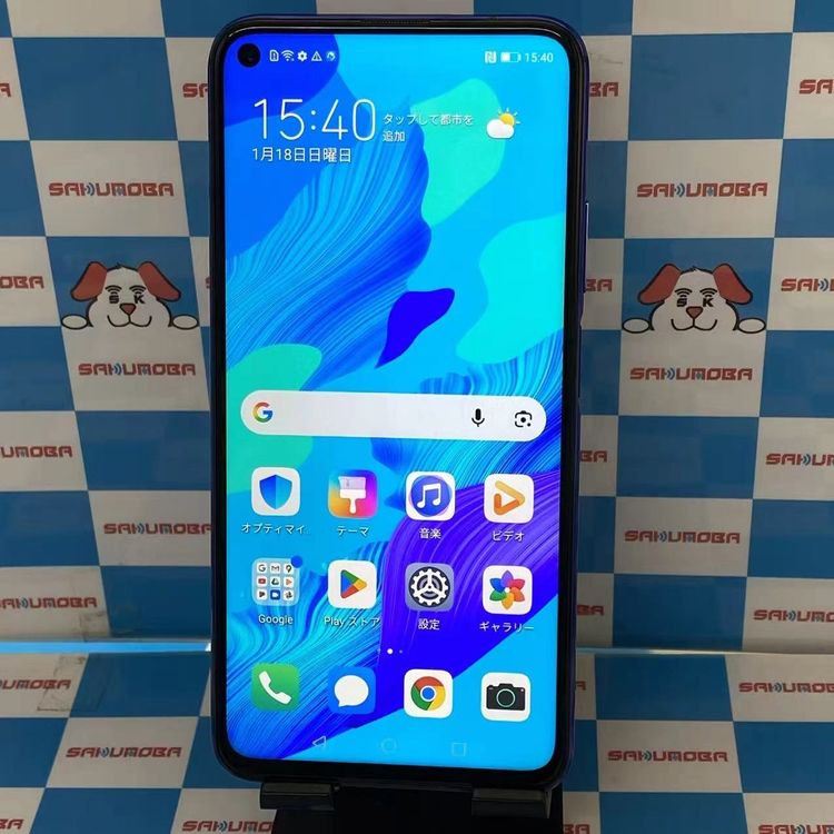 ¨��ȯ����nova 5T 128GB ����å���֥롼 YAL-L21 SIM�ե꡼