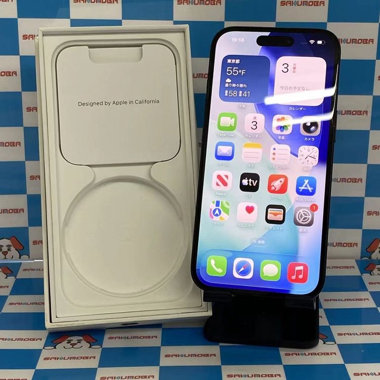 ¨��ȯ����iPhone15 128GB �֥�å� MTMH3J/A AU��SIM�ե꡼