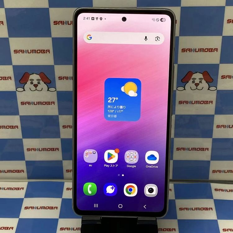 ¨��ȯ����Galaxy A53 5G 128GB ��������ۥ磻�� SCG15 AU��SIM�ե꡼