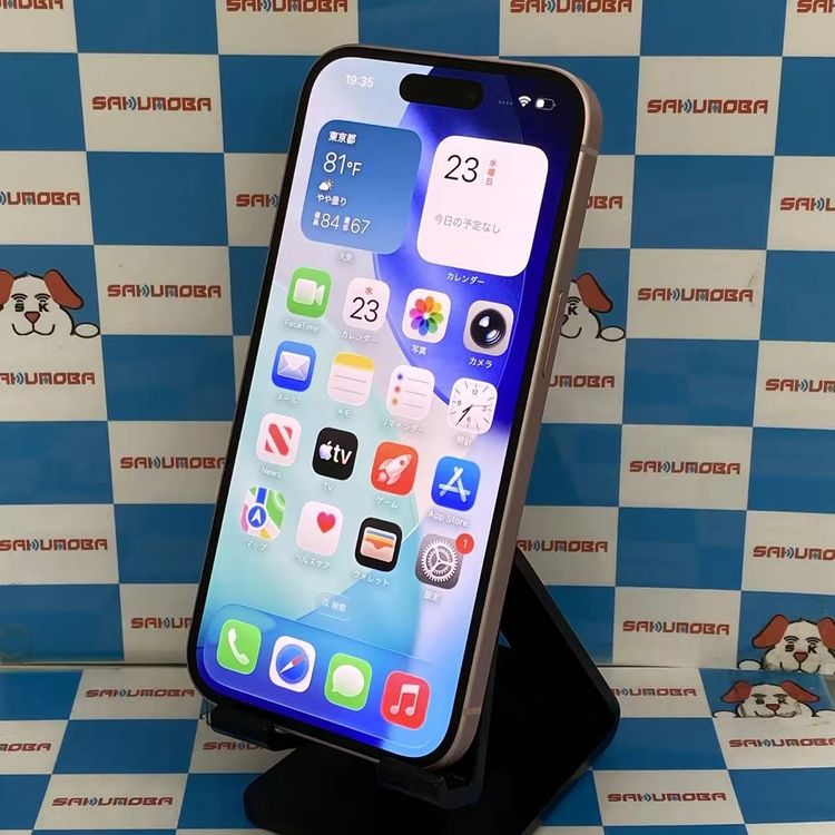 ¨��ȯ����iPhone15 128GB �ԥ� MTMJ3J/A AU��SIM�ե꡼��������