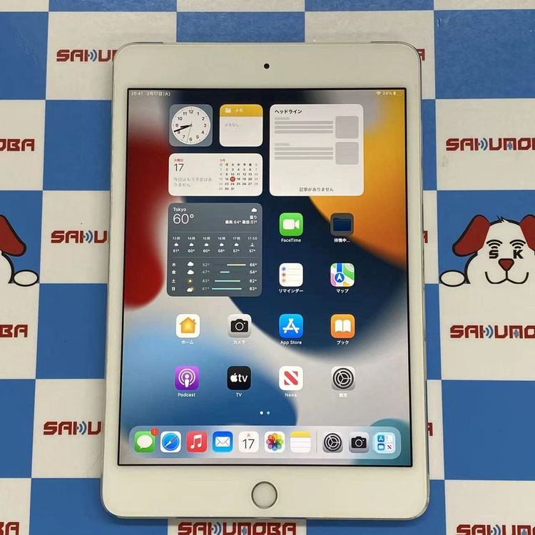 iPad mini ��4���� Wi-Fi+Cellular ��ǥ� 128GB ����С� MK772