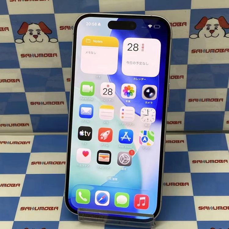 ¨��ȯ����iPhone16 128GB �ۥ磻�� MYDR3J/A AU��SIM�ե꡼