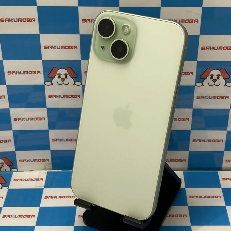 ¨��ȯ����iPhone15 256GB ���꡼�� MTMT3J/A AU��SIM�ե꡼