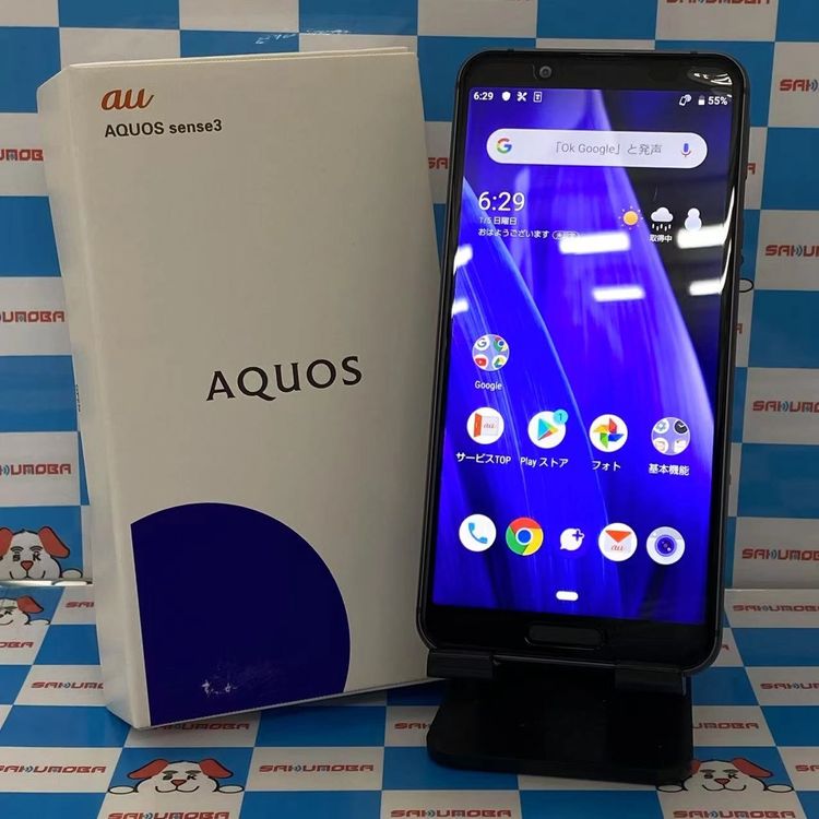 ¨ȯAQUOS sense3 64GB ֥å SHV45 SIMå auƱ