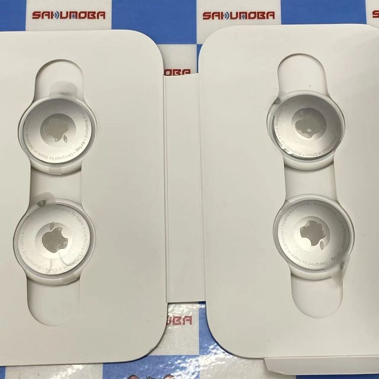 ¨��ȯ����Apple AirTag ��1���� 4�ѥå� �ۥ磻�� MX542ZP/A ����̤������