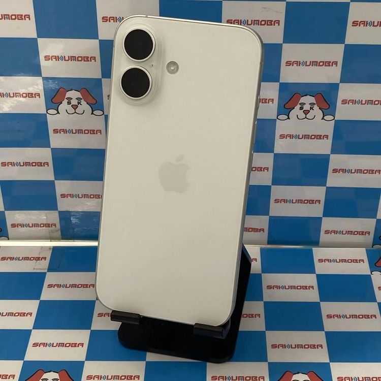 iPhone16 128GB �ۥ磻�� MYDR3J/A SIM���å������ AU��SIM�ե꡼����