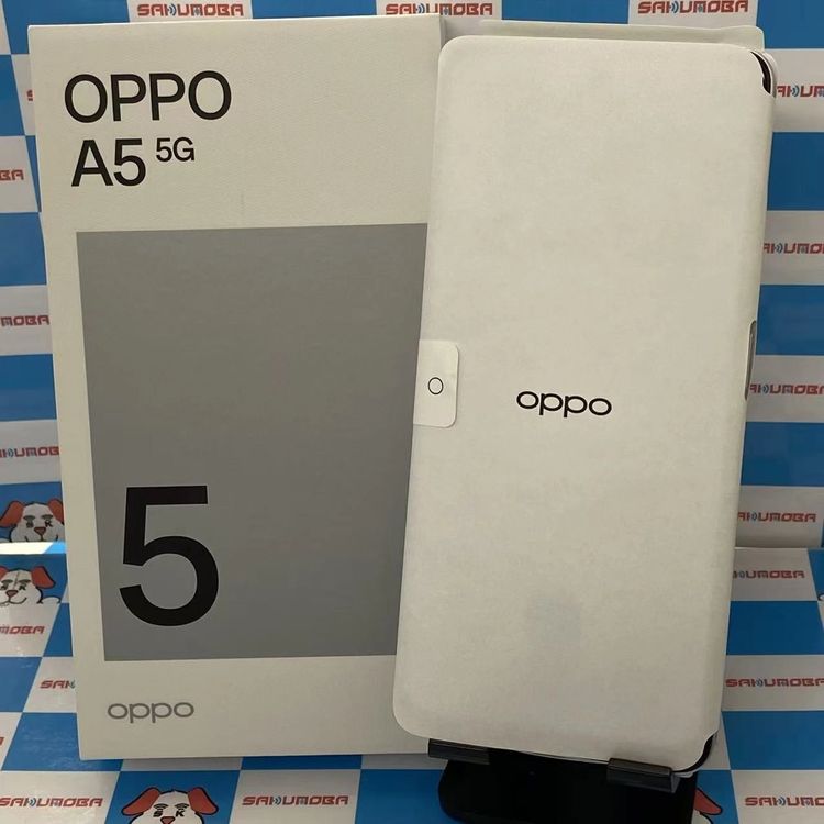 OPPO A5 5G 128GB �ۥ磻�� OPG06 UQmobile��SIM�ե꡼ ����̤������