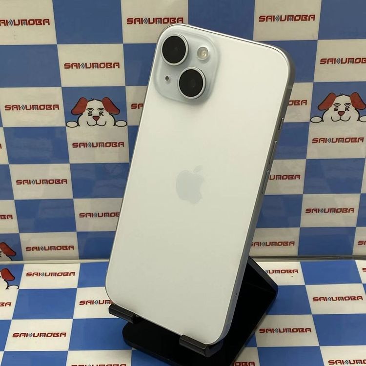¨��ȯ����iPhone15 256GB �֥롼 MTMR3J/A AU��SIM�ե꡼