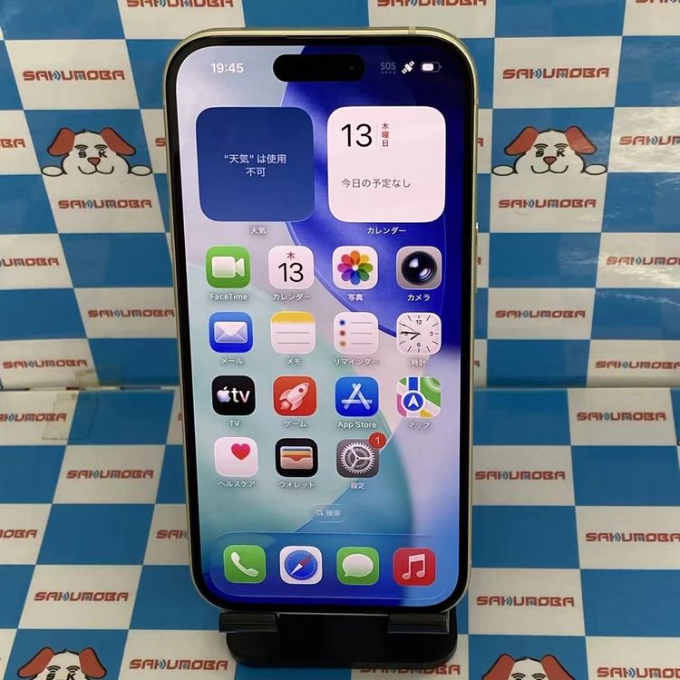 ¨��ȯ����iPhone15 128GB �������� MTMK3J/A SIM�ե꡼����