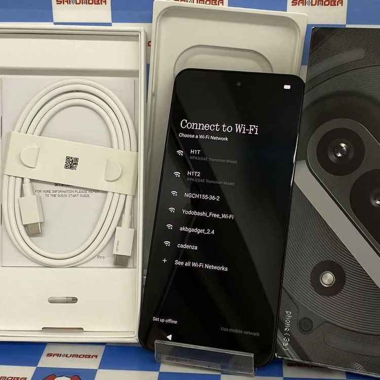 Nothing Phone (3a) 8GB/128GB �֥�å� A059 SIM�ե꡼����