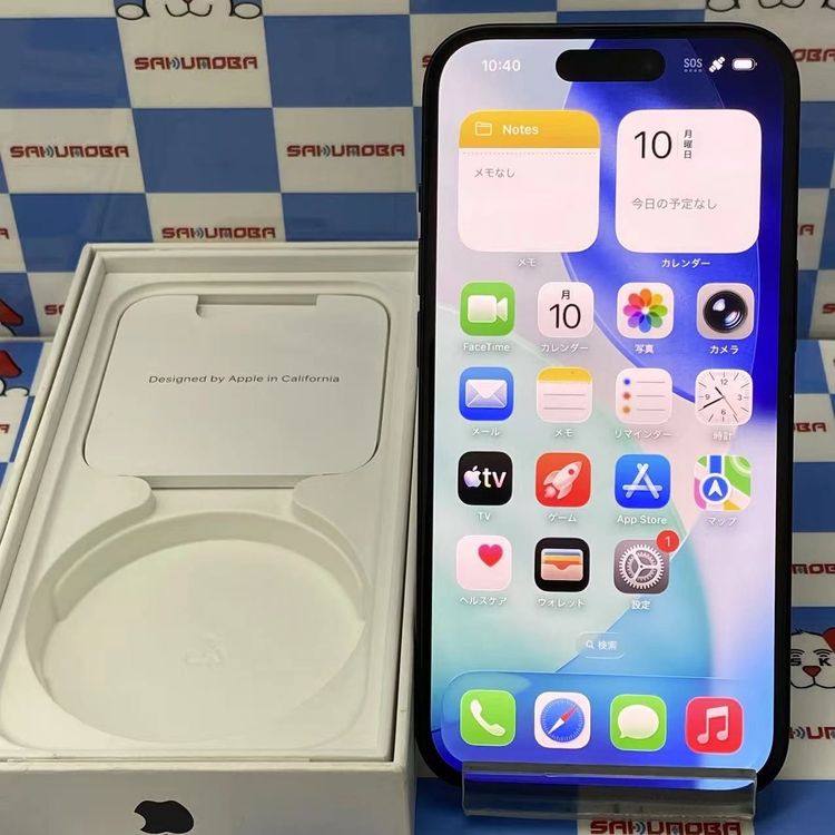 ¨��ȯ����iPhone15 256GB �֥�å� MTMN3J/A SIM�ե꡼