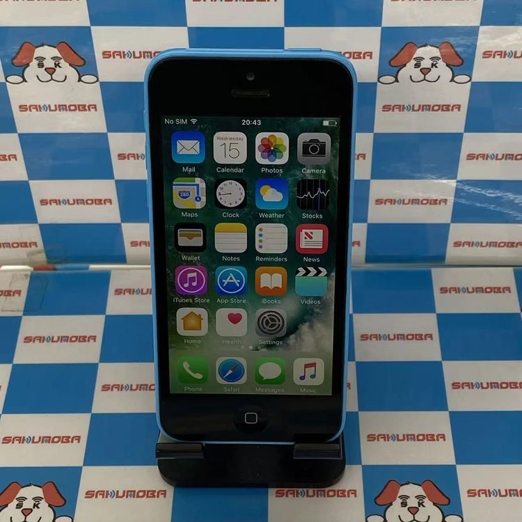¨��ȯ����iPhone5c 16GB �֥롼 ME543J/A docomo��SIM�ե꡼��������