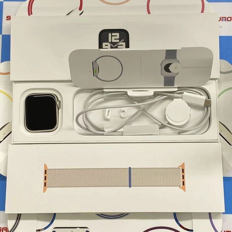 Apple Watch SE ��2���� 44mm GPS��ǥ� 32GB �������饤�� MRE63J