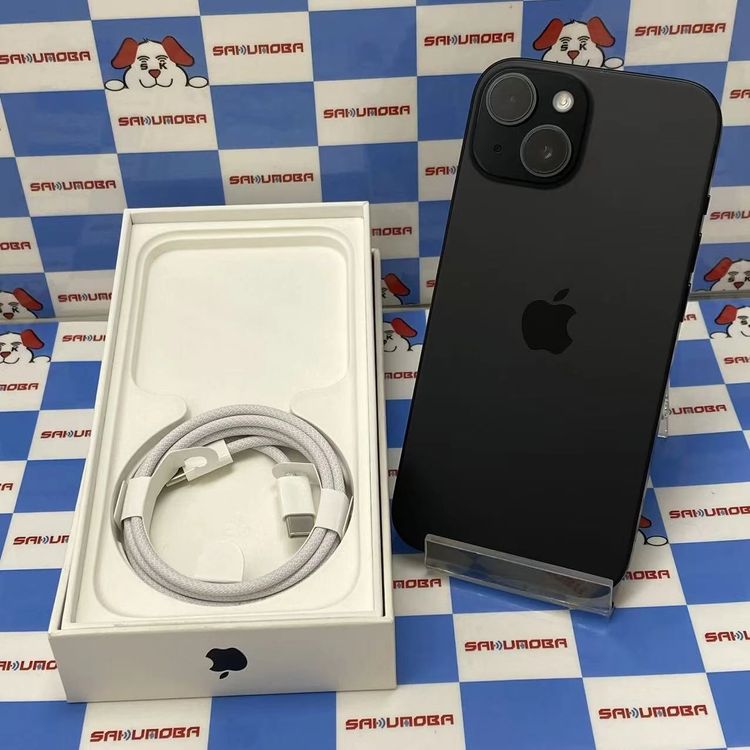 ¨��ȯ����iPhone15 128GB �֥�å� MTMH3J/A AU��SIM�ե꡼