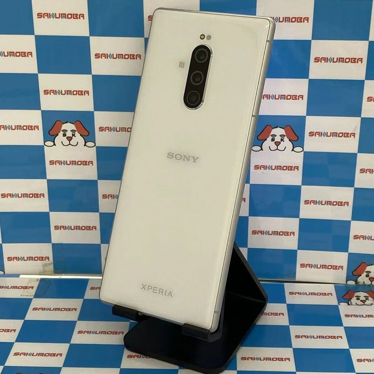 ¨��ȯ����Xperia 1 64GB �ۥ磻�� 802SO SoftBank��SIM�ե꡼����