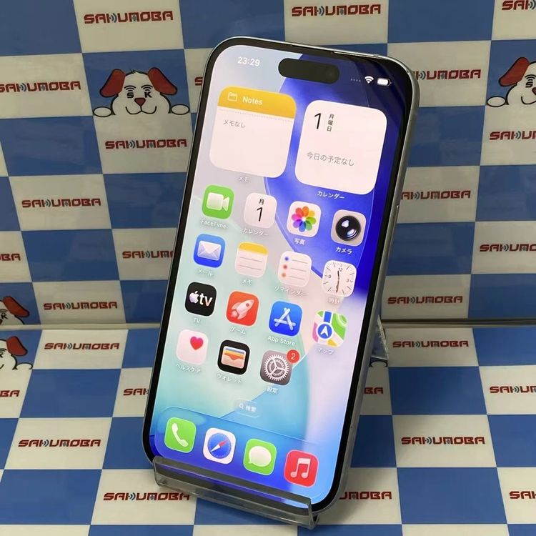 ¨��ȯ����iPhone15 256GB �֥롼 MTMR3J/A AU��SIM�ե꡼