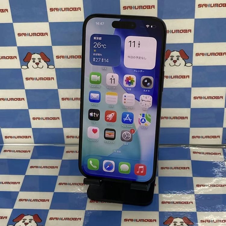 ¨��ȯ����iPhone15 128GB �֥�å� MTMH3J/A SIM�ե꡼