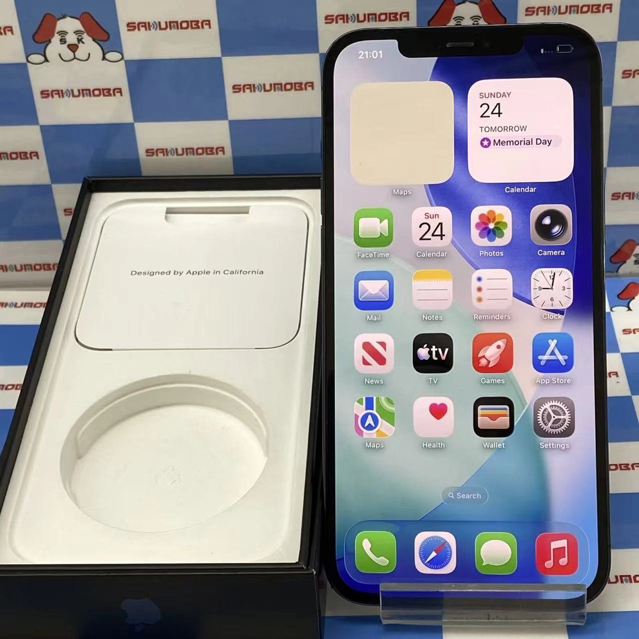 ムスビー｜iPhone12 Pro Max 512GB パシフィックブルー MGD63J/A AU版