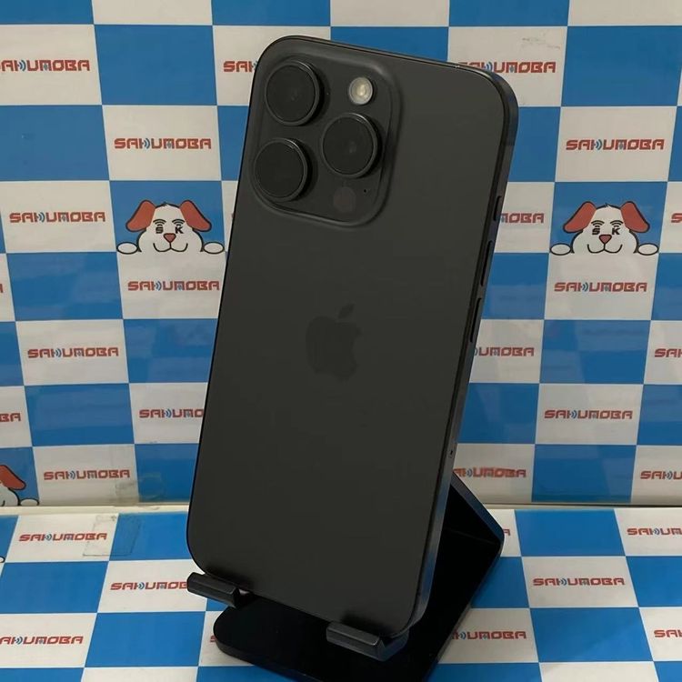 ¨��ȯ����iPhone15 Pro 128GB �֥�å������˥��� NTU73J/A SIM�ե꡼