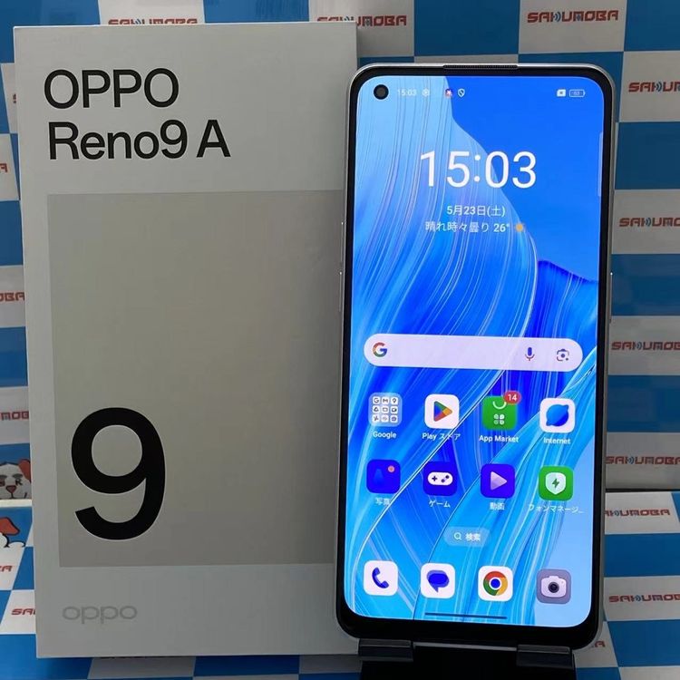 ¨��ȯ����OPPO Reno9 A 128GB �ࡼ��ۥ磻�� CPH2523 SIM�ե꡼ ����