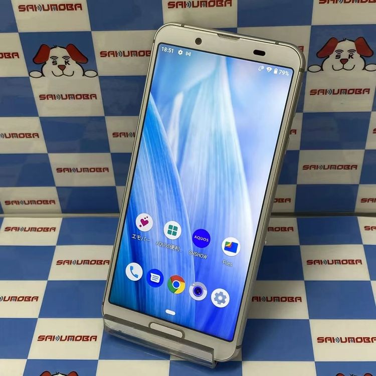 AQUOS sense3 64GB ����С��ۥ磻�� SH-M12 mineo��SIM�ե꡼  ����