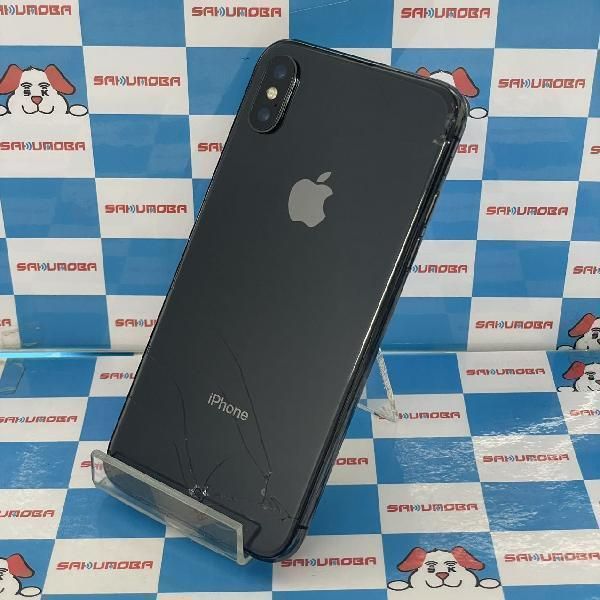 ムスビー｜当日発送可iPhoneX 64GB Softbank版SIMフリー 背面割れ 