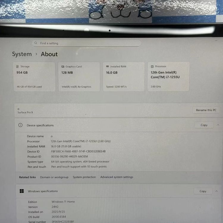 Surface Pro 9 1GB/1TB Core i7ե쥹 QKI-00012 
