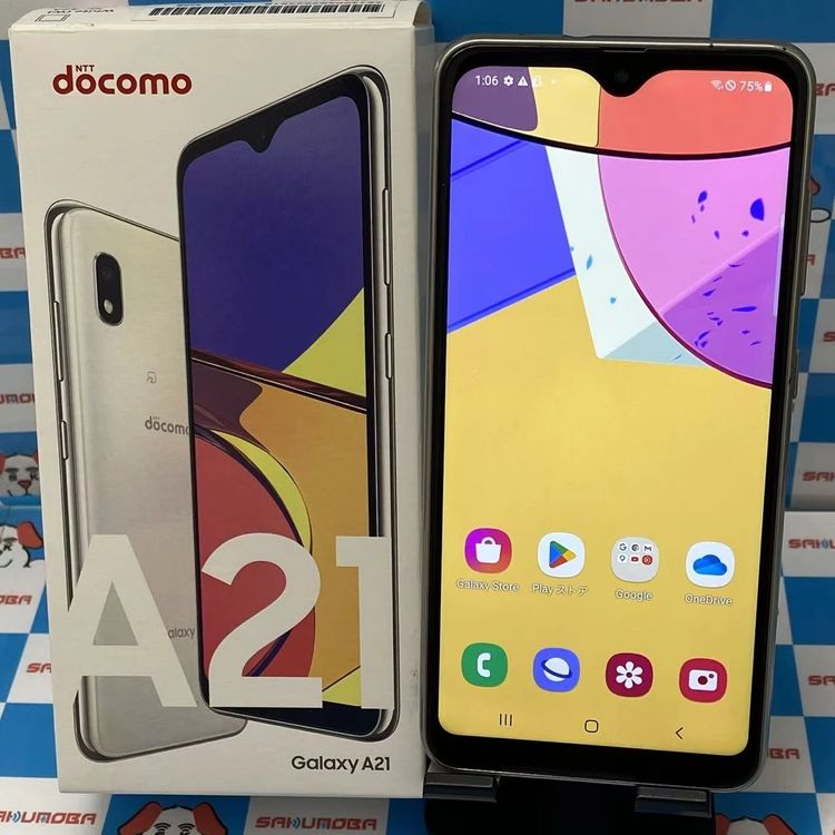 ¨��ȯ����Galaxy A21 64GB �ۥ磻�� SC-42A docomo��SIM�ե꡼