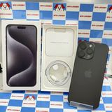 iPhone15 Pro Max 256GB ブラックチタニウム MU6P3J/A AU版SIMフリ