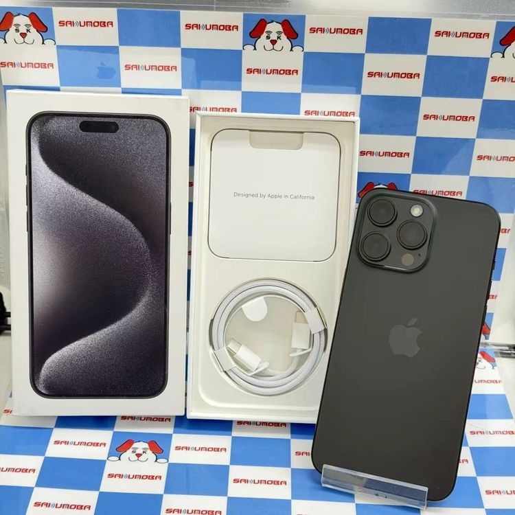 iPhone15 Pro Max 256GB �֥�å������˥��� MU6P3J/A AU��SIM�ե�