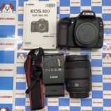 即日発送可EOS 80D 18-135mmレンズキット ブラック EOS80DW