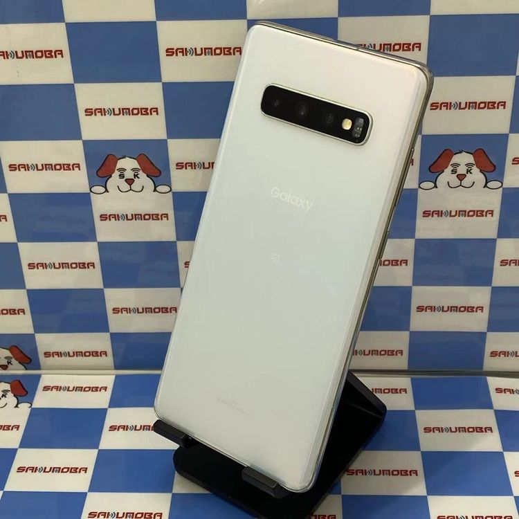 Galaxy S10+ 128GB �ץꥺ��ۥ磻�� SCV42 AU��SIM�ե꡼ ��������