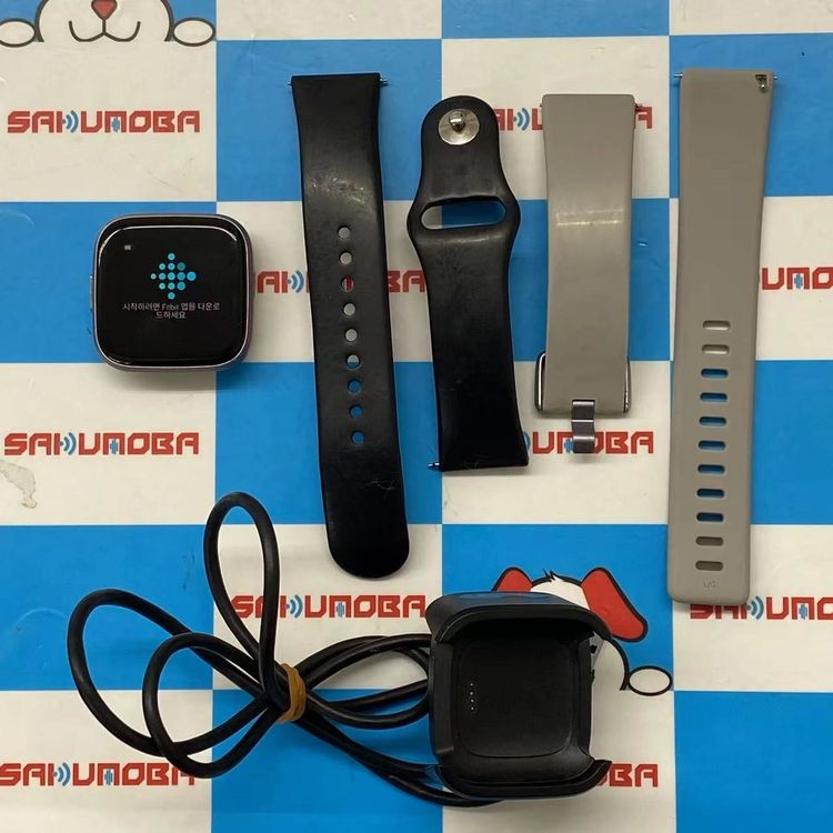 ¨ȯFitbit Versa 2 - ȡ/ߥȥ졼 FB507GYSR-FRCJK