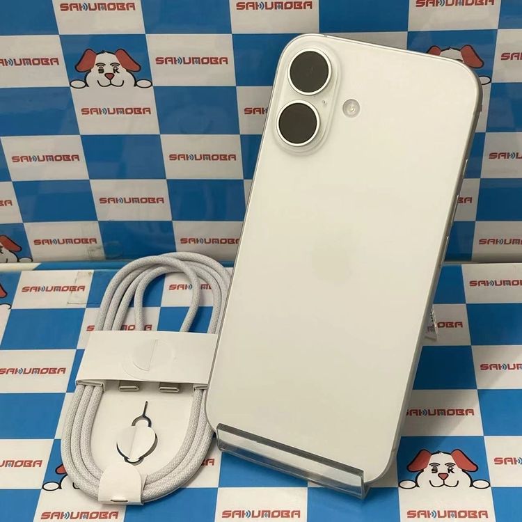 ¨��ȯ����iPhone16 256GB �ۥ磻�� MYDX3J/A SIM�ե꡼ ����̤������
