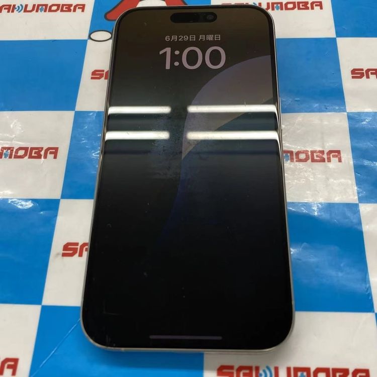 ¨��ȯ����iPhone15 Pro 128GB �ۥ磻�ȥ����˥��� MTU83J/A SIM�ե꡼