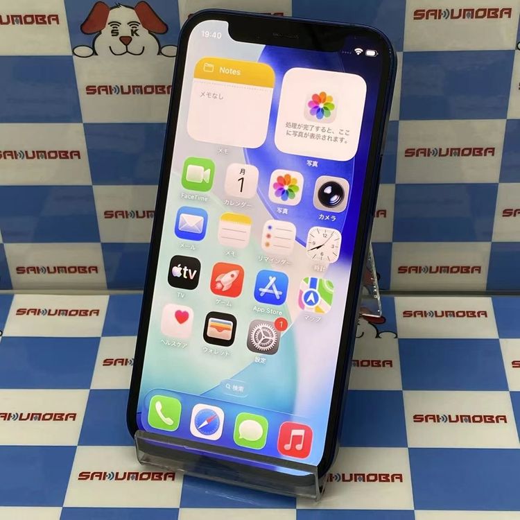 ¨��ȯ����iPhone12 mini 64GB �֥롼 MGAP3J/A AU��SIM�ե꡼