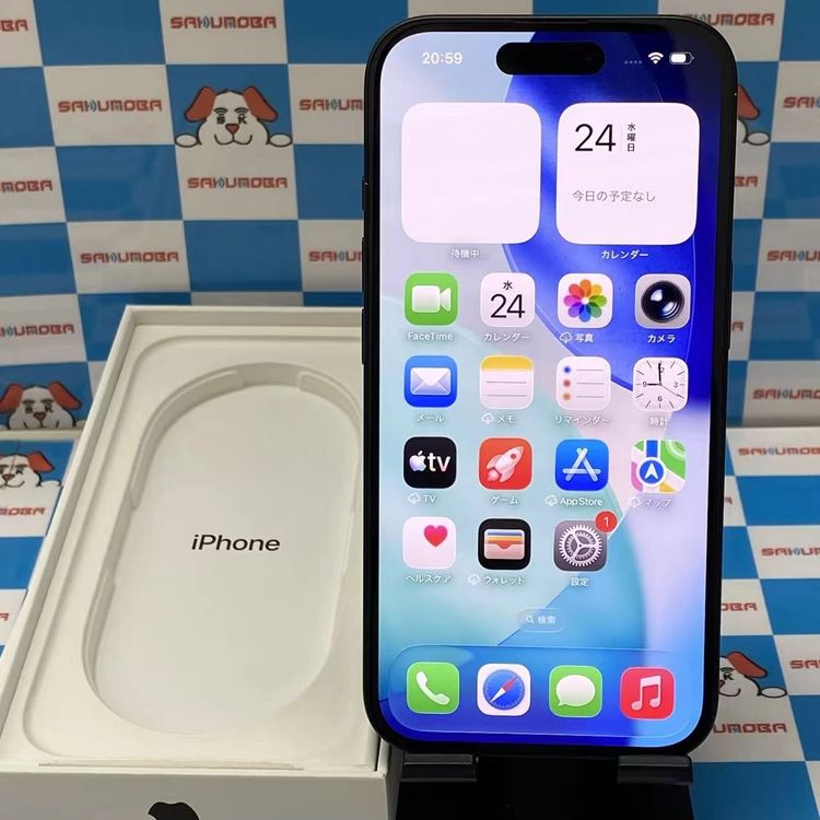 ¨��ȯ����iPhone16 256GB �֥�å� MYDW3J/A SIM�ե꡼