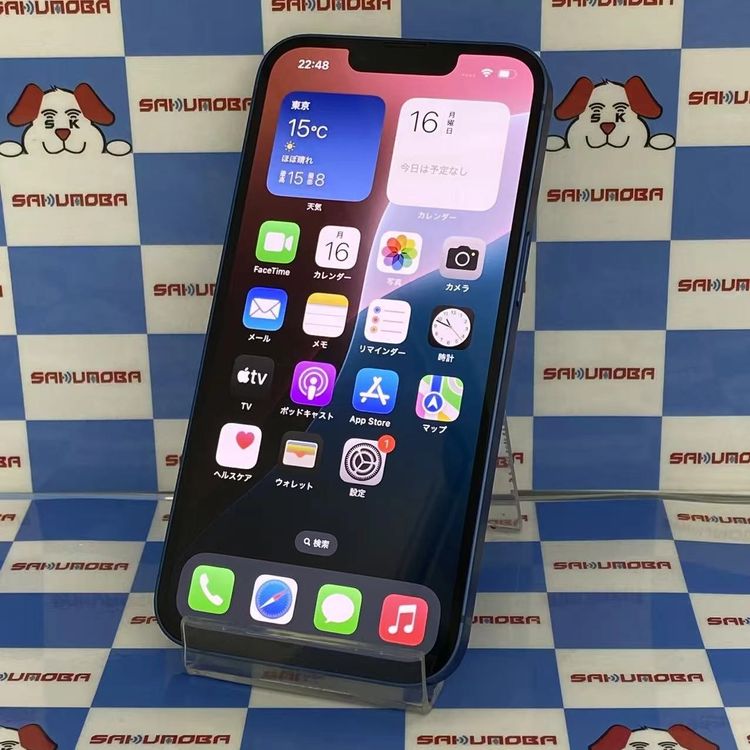 ¨��ȯ����iPhone13 128GB �֥롼 NLNG3J/A AU��SIM�ե꡼��������91��