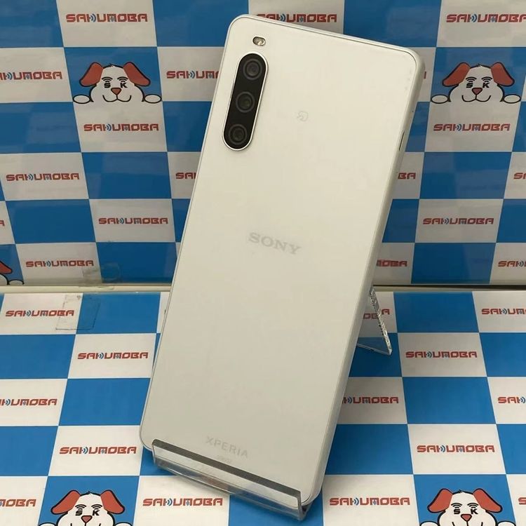 ¨��ȯ����Xperia 10 IV 128GB �ۥ磻�� SOG07 AU��SIM�ե꡼