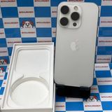 ¨��ȯ����iPhone15 Pro 128GB �ۥ磻�ȥ����˥��� MTU83J/A SIM�ե꡼